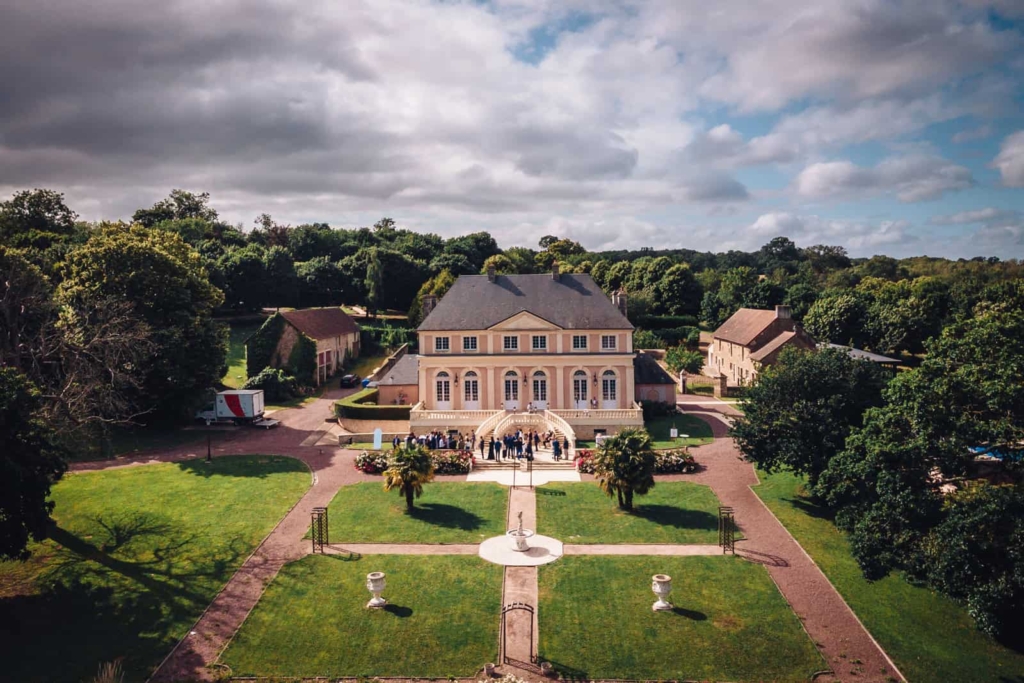 Mariage dans un domaine de réception en Normandie - photographe PicsImmo