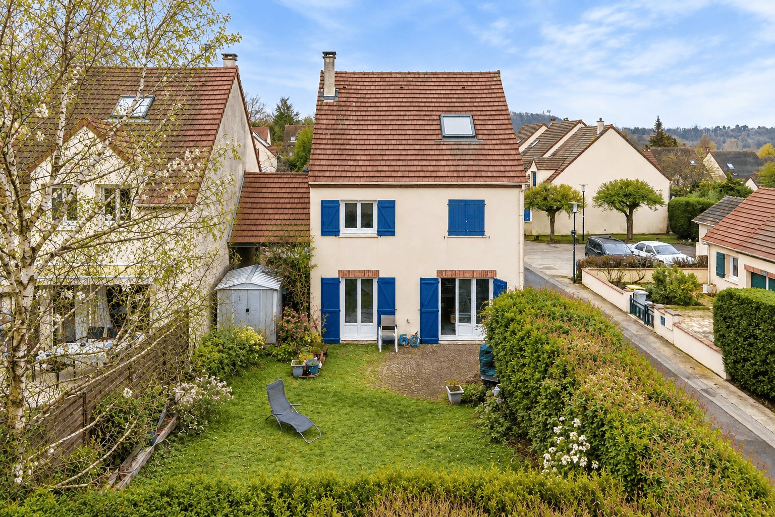 Façade d'une maison familiale de 120m² - photographe immobilier Calvados